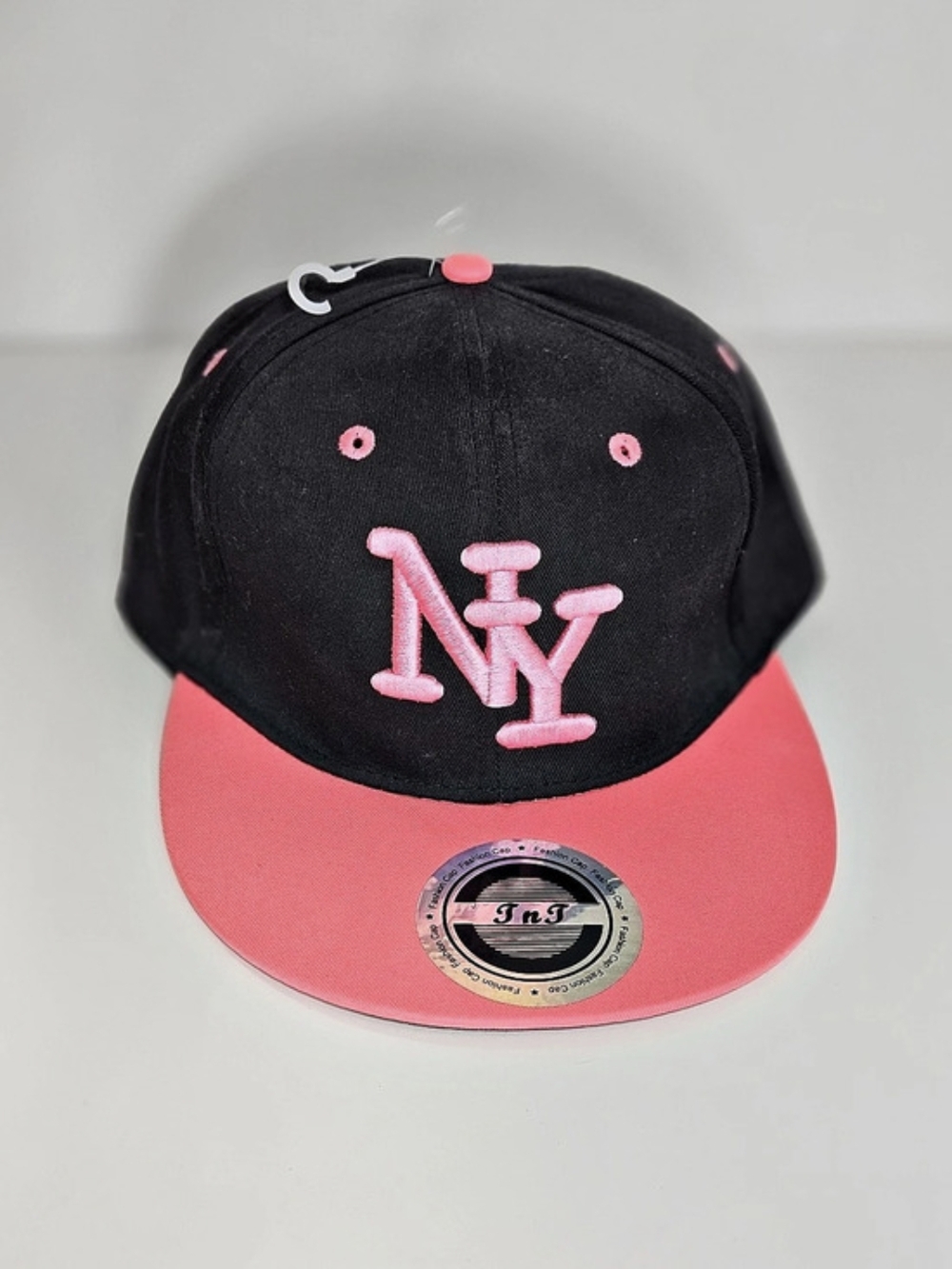 Black Pink NY Snapback Cap – Stylish Fashion Hat